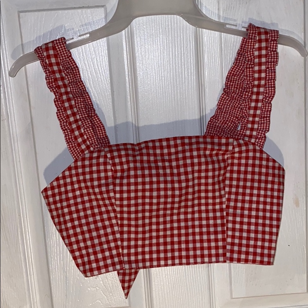 Forever 21 Plaid Top Size Medium